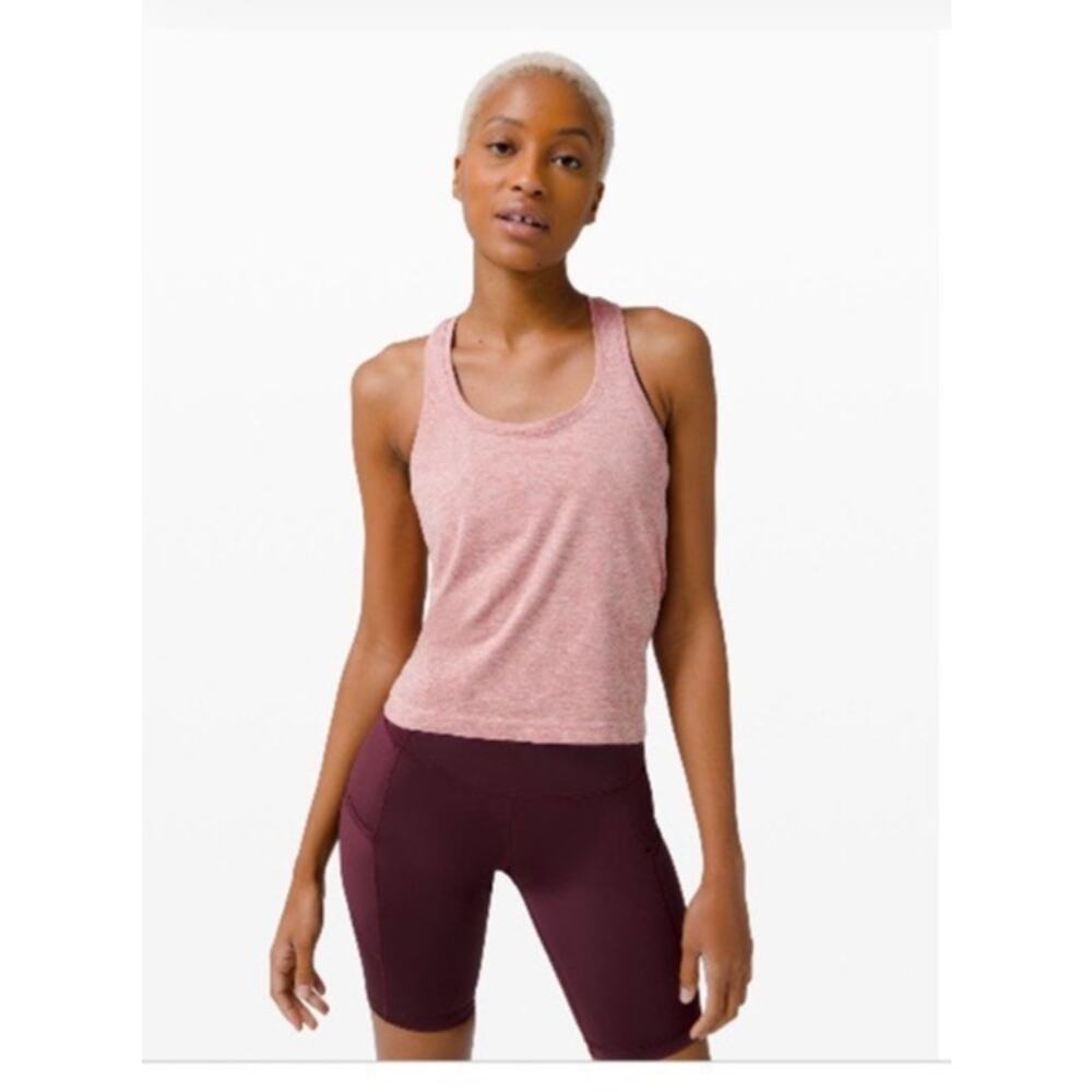 lululemon Swiftly Tech Racerback Tank Cherry Tint Size 8